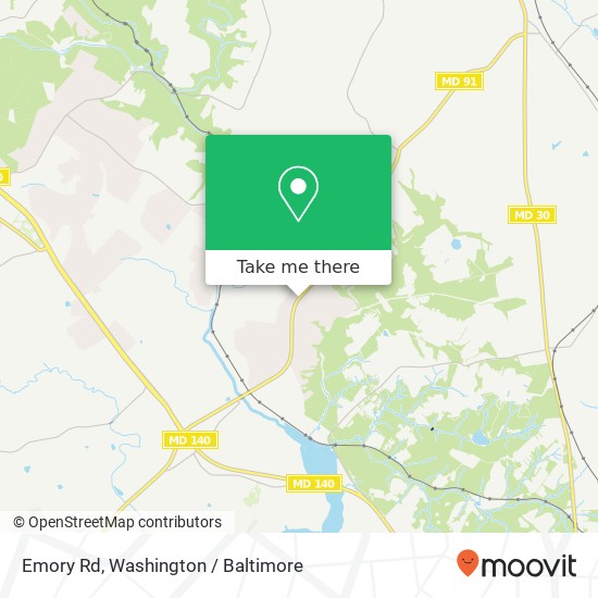 Emory Rd, Reisterstown, MD 21136 map