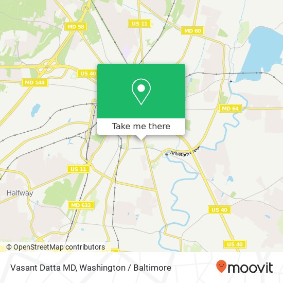 Mapa de Vasant Datta MD, 340 Mill St