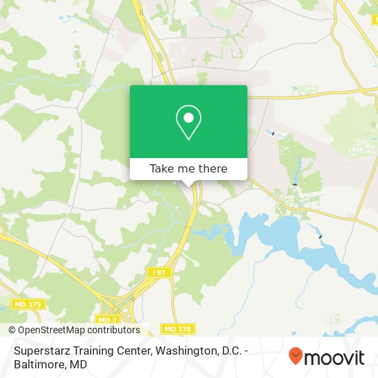 Superstarz Training Center map