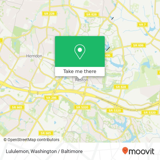 Mapa de Lululemon, 11957 Market St