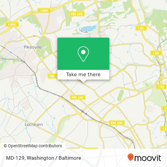 MD-129, Baltimore, MD 21215 map