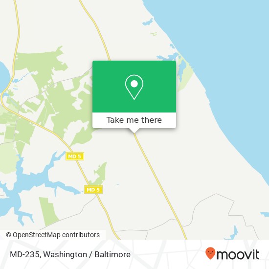 Mapa de MD-235, Lexington Park, MD 20653