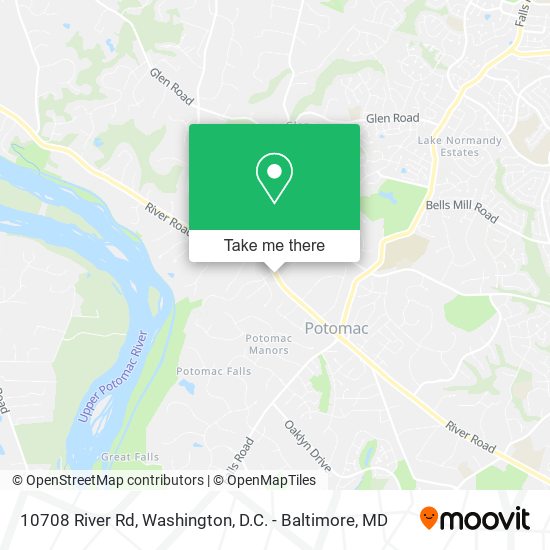 10708 River Rd map