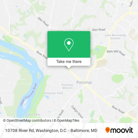 10708 River Rd map