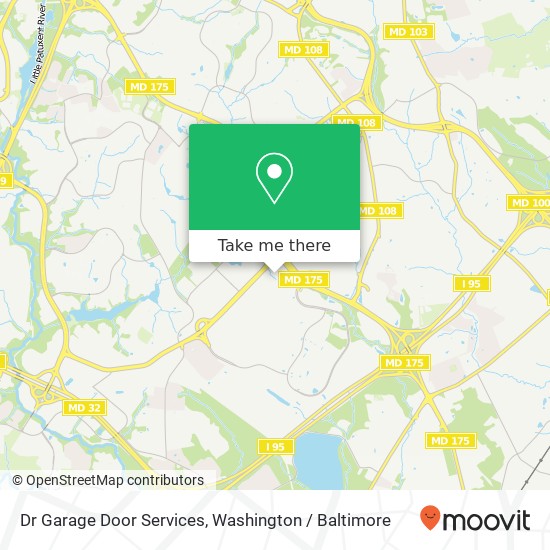 Mapa de Dr Garage Door Services, 6760 Alexander Bell Dr