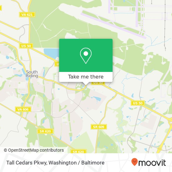 Mapa de Tall Cedars Pkwy, Chantilly, VA 20152