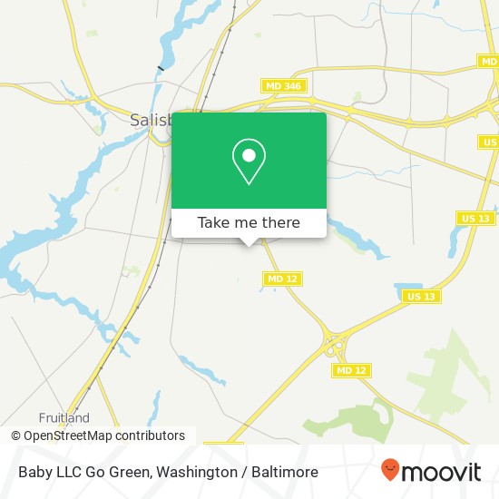 Mapa de Baby LLC Go Green, 720 E College Ave