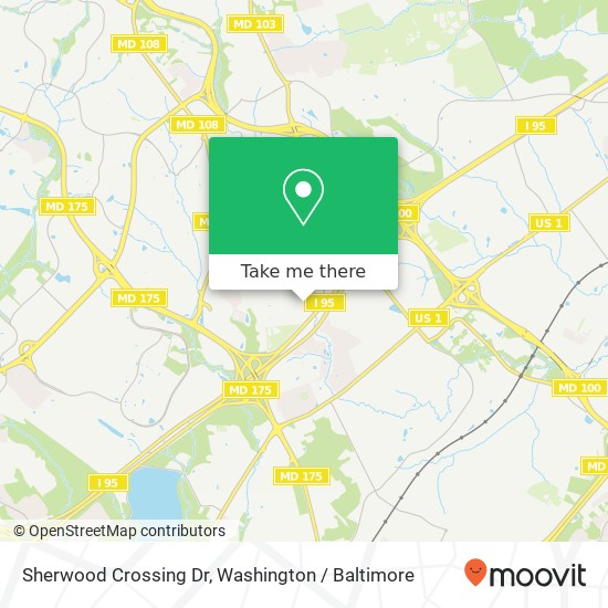 Sherwood Crossing Dr, Elkridge, MD 21075 map