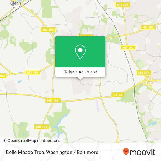 Belle Meade Trce, Bowie, MD 20720 map
