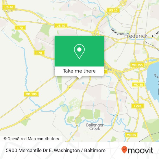5900 Mercantile Dr E, Frederick, MD 21703 map