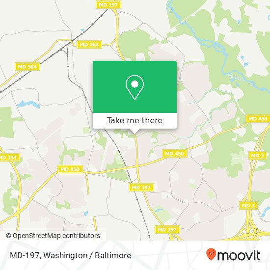 Mapa de MD-197, Bowie, MD 20715