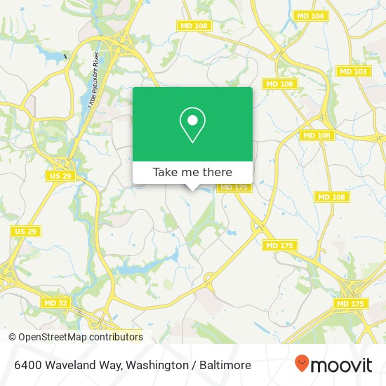 6400 Waveland Way, Columbia, MD 21045 map