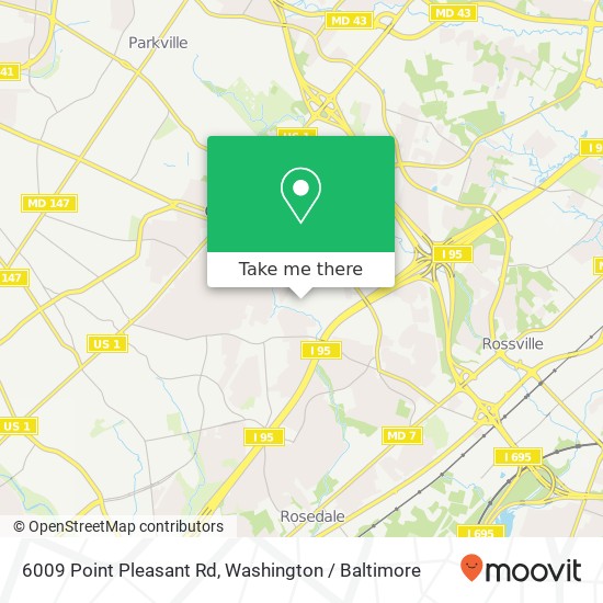 6009 Point Pleasant Rd, Baltimore, MD 21206 map