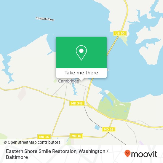 Mapa de Eastern Shore Smile Restoraion, 17 Franklin St