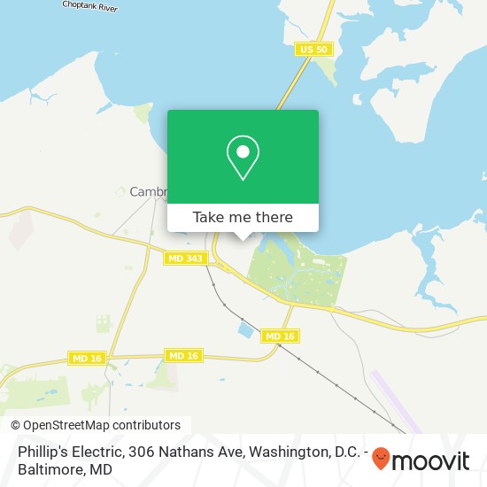 Mapa de Phillip's Electric, 306 Nathans Ave