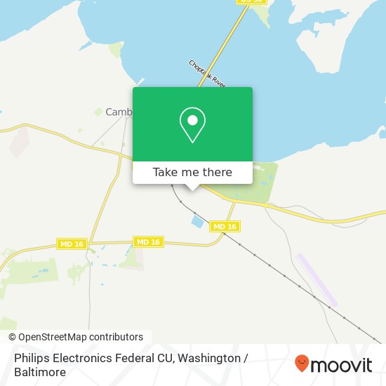 Mapa de Philips Electronics Federal CU, 807 Woods Rd