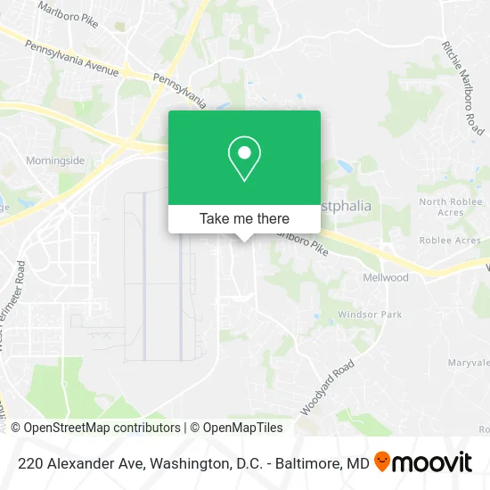 220 Alexander Ave map