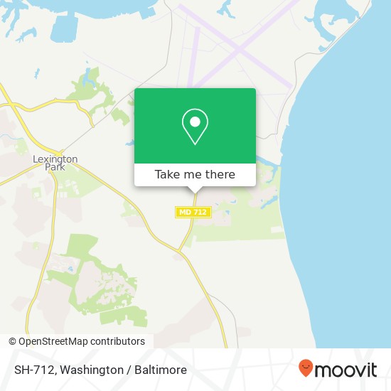 Mapa de SH-712, Lexington Park, MD 20653