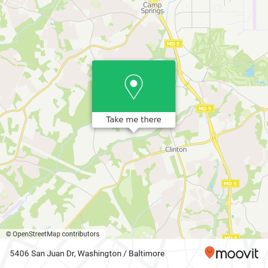 5406 San Juan Dr, Clinton, MD 20735 map