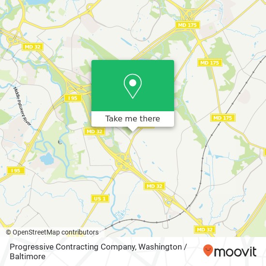 Progressive Contracting Company map