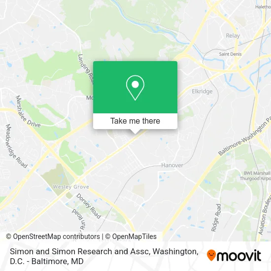 Mapa de Simon and Simon Research and Assc