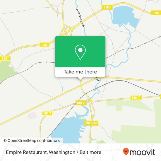 Mapa de Empire Restaurant, 111 North East Plz