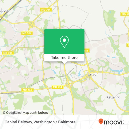 Capital Beltway, Upper Marlboro, MD 20774 map