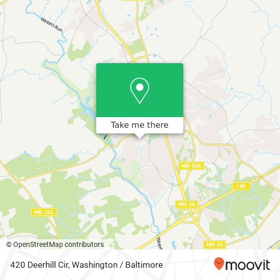 420 Deerhill Cir, Abingdon, MD 21009 map
