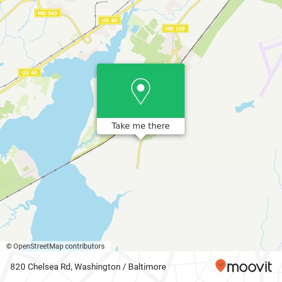 820 Chelsea Rd, Aberdeen, MD 21001 map