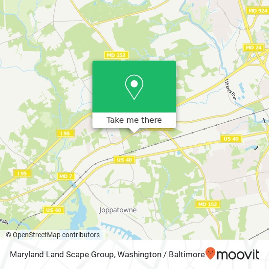 Maryland Land Scape Group, 705 Philadelphia Rd map