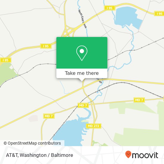Mapa de AT&T, 508 North East Plz