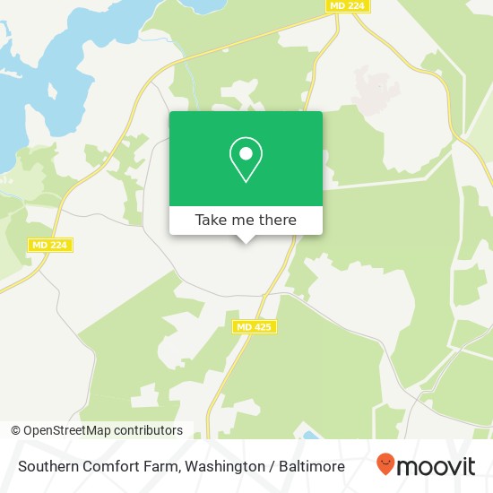 Mapa de Southern Comfort Farm