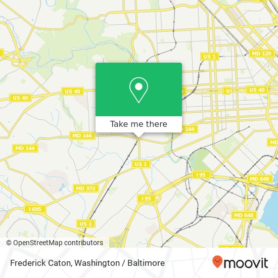 Frederick Caton, Baltimore, MD 21229 map