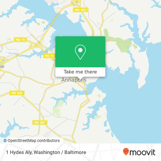 1 Hydes Aly, Annapolis, MD 21401 map