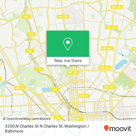 3200,N Charles St N Charles St, Baltimore, MD 21218 map