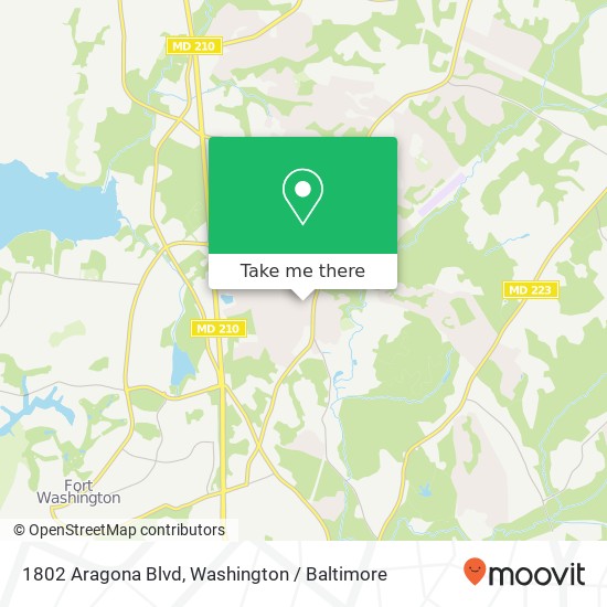 1802 Aragona Blvd, Fort Washington, MD 20744 map