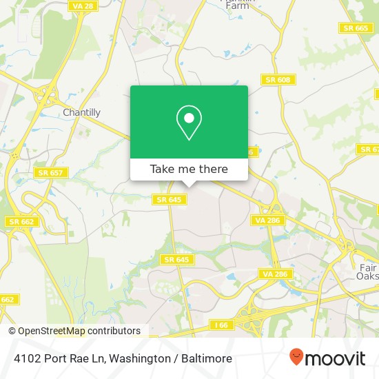 4102 Port Rae Ln, Fairfax, VA 22033 map