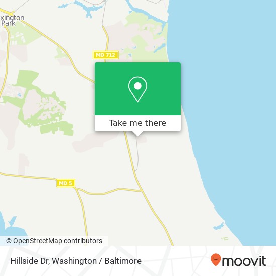 Hillside Dr, Lexington Park, MD 20653 map