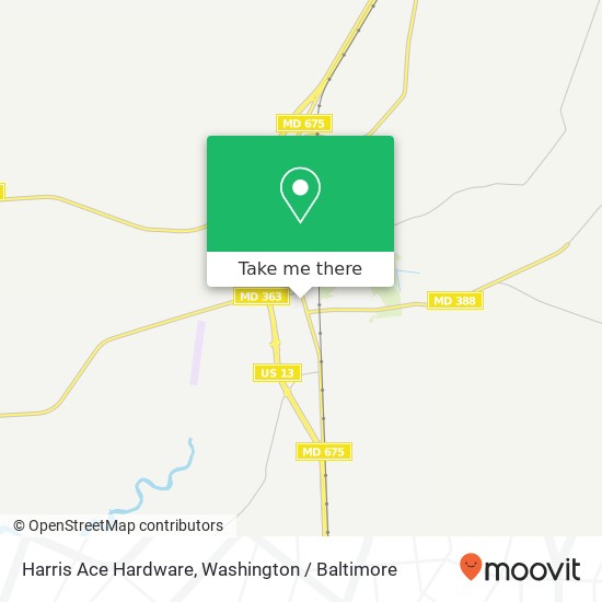 Harris Ace Hardware, 11718 Somerset Ave map