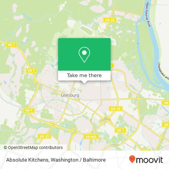 Mapa de Absolute Kitchens, 309 Wildman St NE