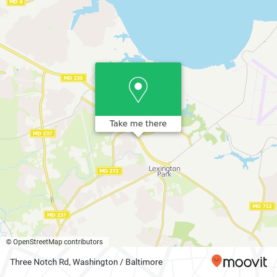 Three Notch Rd, Lexington Park, MD 20653 map