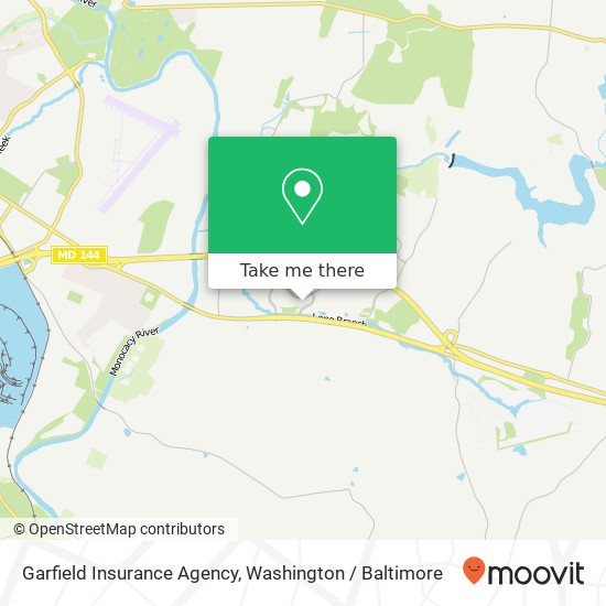 Mapa de Garfield Insurance Agency, 9093 Ridgefield Dr