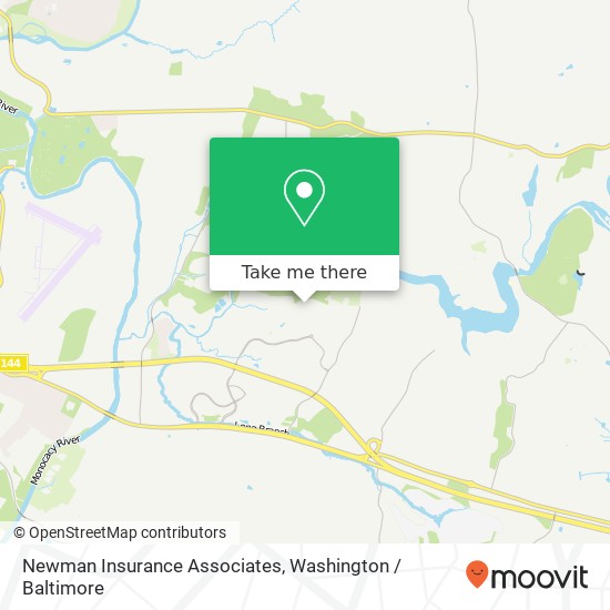 Mapa de Newman Insurance Associates, 6425 Spring Forest Rd