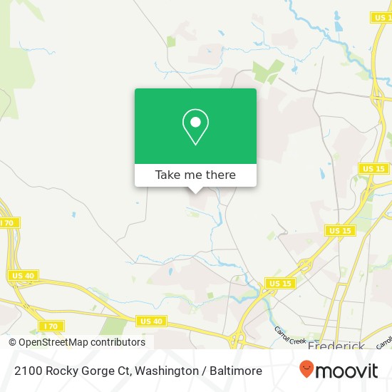 2100 Rocky Gorge Ct, Frederick, MD 21702 map