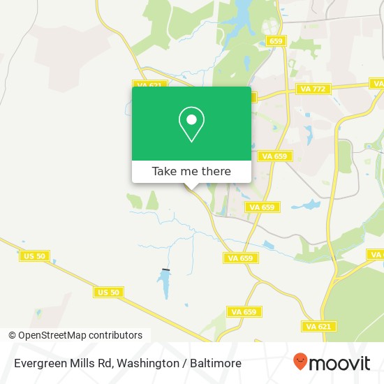 Evergreen Mills Rd, Ashburn, VA 20148 map