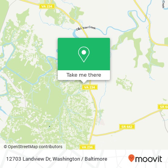 12703 Landview Dr, Manassas, VA 20112 map