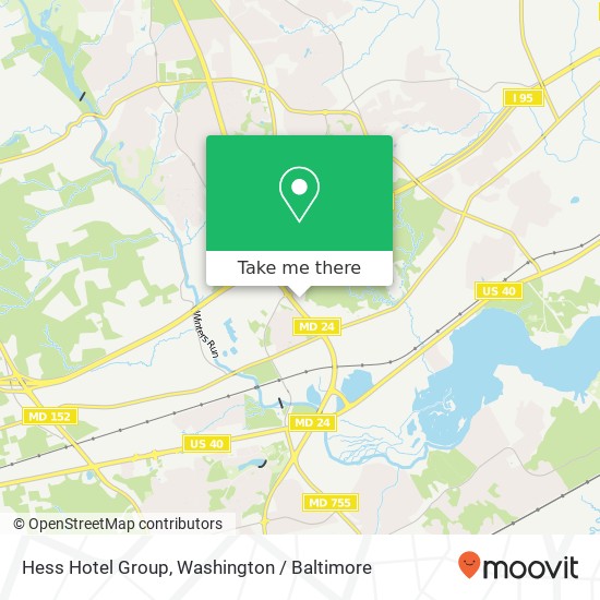 Mapa de Hess Hotel Group, 1807 Edgewood Rd