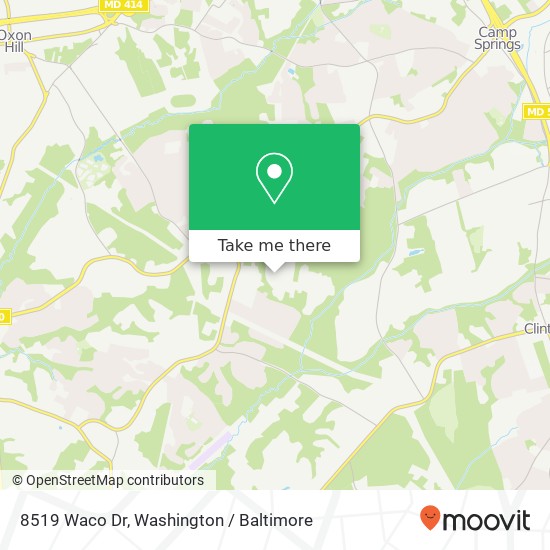 8519 Waco Dr, Fort Washington, MD 20744 map