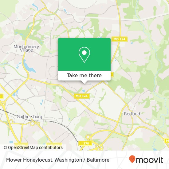 Mapa de Flower Honeylocust, Gaithersburg, MD 20879