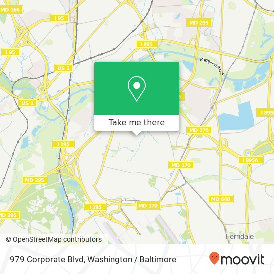 979 Corporate Blvd, Linthicum Heights, MD 21090 map